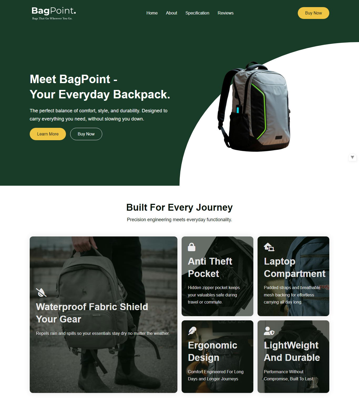 BagPoint – E-commerce Luggage Store